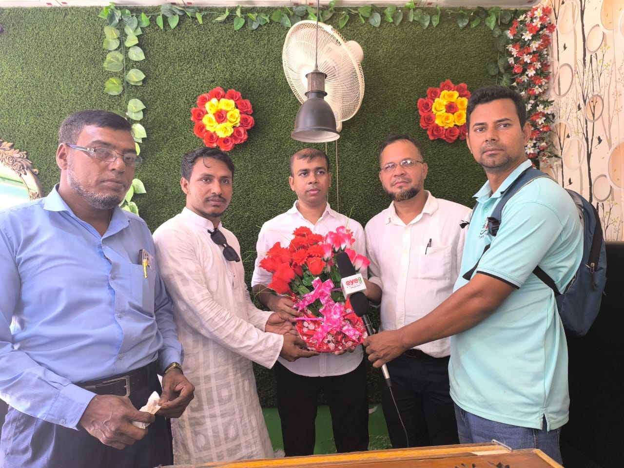 ‎বেতাগী কৃতি সন্তান নবাগত চায়না থেকে পিএইচডি করা শেখ সাদীকে বিএমএসএফ এর সংবর্ধনা।