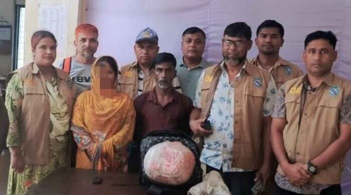 রংপুরে গাঁজাসহ স্বামী-স্ত্রী গ্রেফতার