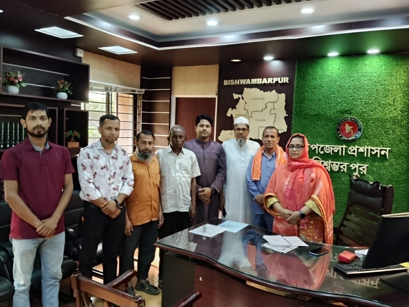 বিশ্বম্ভরপুরে নবনিযুক্ত ইউএনওর সঙ্গে উপজেলা প্রেসক্লাবের সৌজন্য সাক্ষাৎ