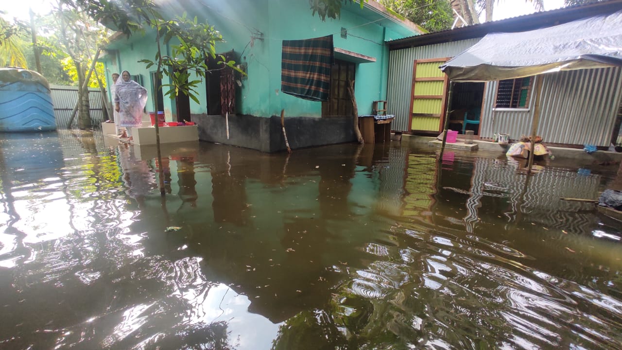 টুঙ্গিপাড়ায় পানিতে ডুবেছে ঘরবাড়ি, কবরস্থান, রান্নাঘর দীর্ঘদিনের জলাবদ্ধতায় পানিবন্দী শতাধিক পরিবার, রান্না বন্ধ—সাপের আতঙ্কে রাত কাটছে