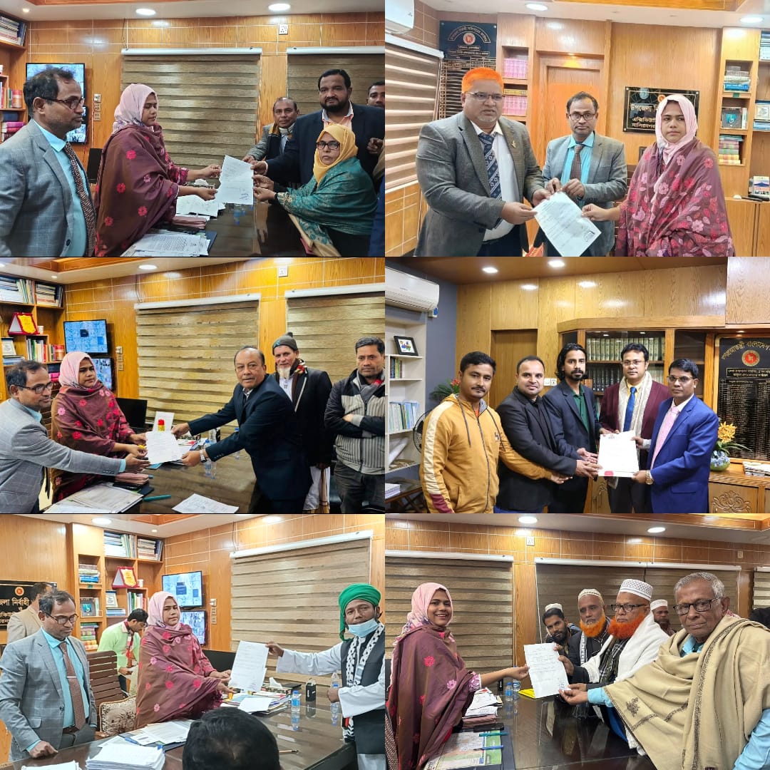 ব্রাহ্মণবাড়িয়া-০১ (নাসিরনগর) আসনে ১২ জন প্রার্থীর মনোনয়ন পত্র দাখিল,