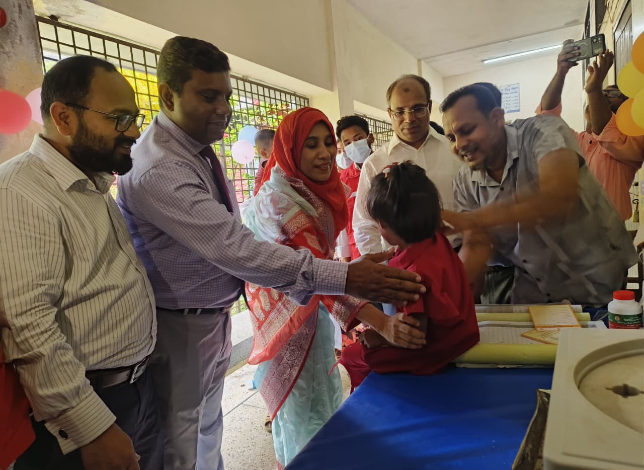 আমতলীতে হাম–রুবেলা টিকাদান কর্মসূচির তৃতীয় ধাপের উদ্বোধন  উপজেলা স্বাস্থ্য কমপ্লেক্সে আনুষ্ঠানিকভাবে কার্যক্রম শুরু