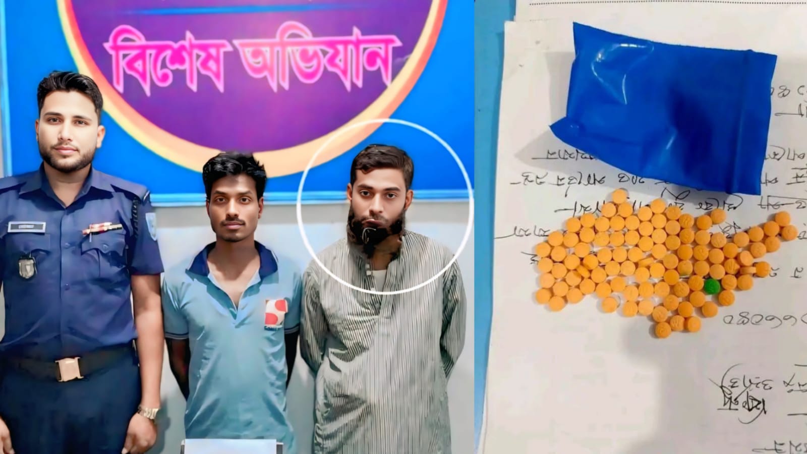 মাদক রোধে সক্রিয় পুলিশ: উলিপুরে ইয়াবাসহ আটক দুই