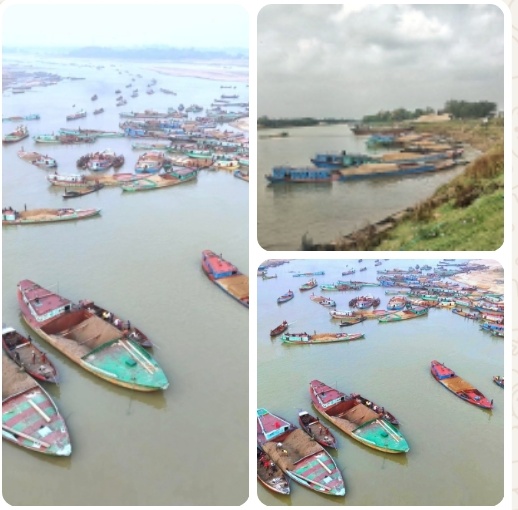 তাহিরপুর রূপের রানী’খ্যাত জাদুকাটা নদী এখন নৌপথের এক ভয়াবহ চাঁদাবাজির করিডোরে পরিণত হয়েছে। প্রায় ২০ বছর আগে যেখানে নদীটির প্রস্থ ছিল মাত্র ৫৭