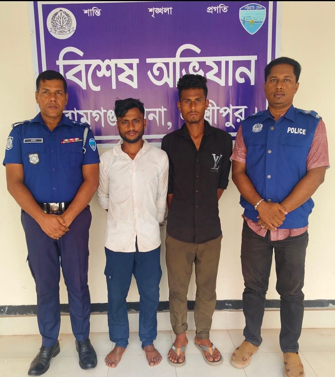 ‎রামগঞ্জে ইটভাটার শ্রমিক হত্যা মামলার দুই আসামি রায়পুর থেকে গ্রেফতার